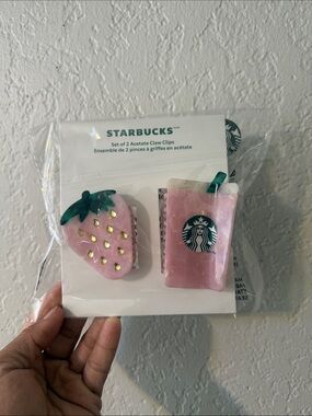 Starbucks Hair Clips